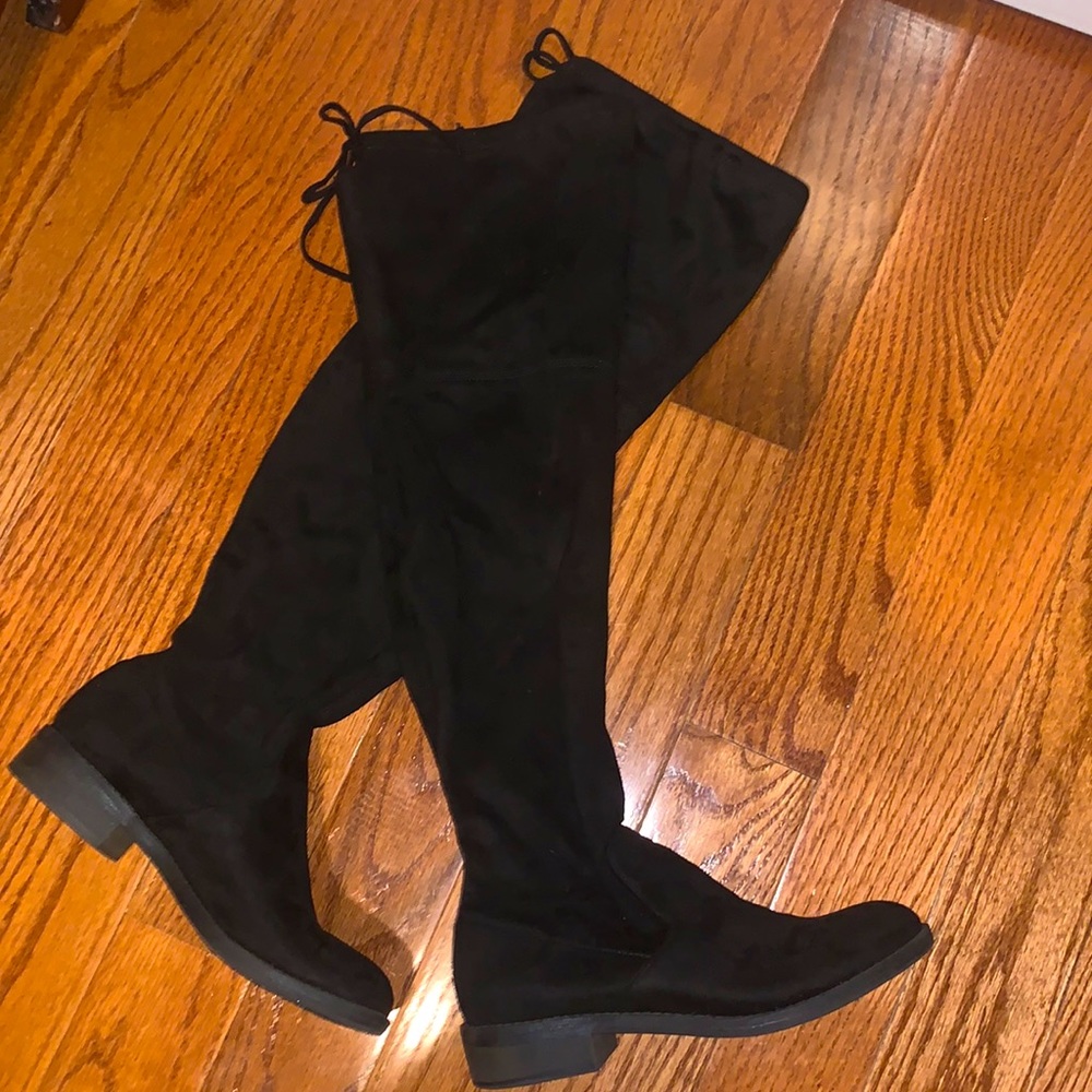 Black Over the Knee Boots